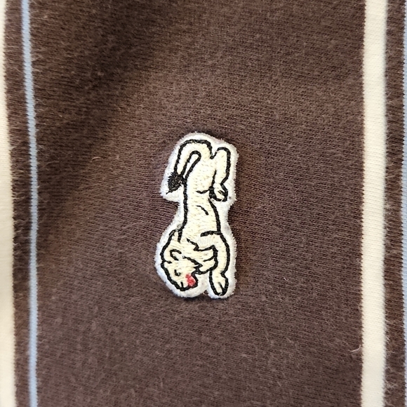 Lion Brand Brown Striped Polo Shirt - Picture 4 of 8